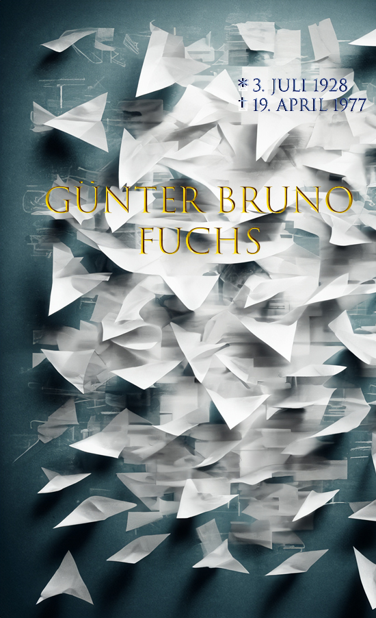 Totenrede für Günter Bruno Fuchs