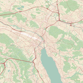 Landkarte von Zürich