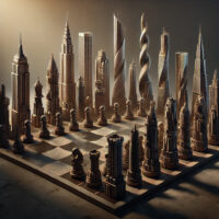 KI-Bild von Juliane Duda zu dem Gedicht „Nabokows lyrische Replik“ von Felix Philipp Ingold